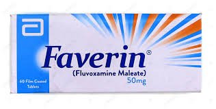 Faverin 50 mg (Fluvoxamine Maleate) Tab 60's