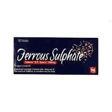 Ferrous Sulphate 200 gm (Iron) Tab 20x5=100's