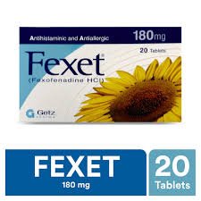 Fexet 180 mg (Fexofenadine) Tab 20's