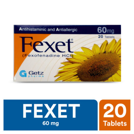 Fexet 60 mg (Fexofenadine) Tab 20's