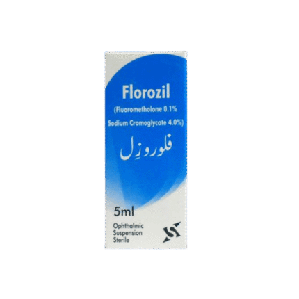 Florozil (Fluorometholone+Sodium Cromoglycate) Eye Drop 5 ml