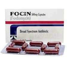 Focin 500 mg (Fosfomycin) Cap 10's