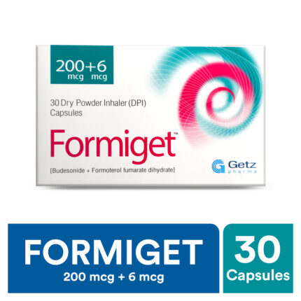 Formiget 200+6 mcg (Budesonide+Formoterol) Cap 30's