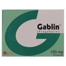Gablin 100 mg (Pregabalin) Cap 14's