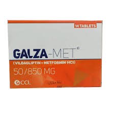 Galza-Met 50/850 mg (Metformin+Vildagliptin) Tab 14's