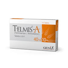 Telmis-A 40/10 mg (Telmisartan+Amlodipine) Tab 14's