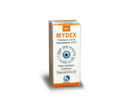 Mydex (Dexamethasone+Tobramycin) Eye Drops