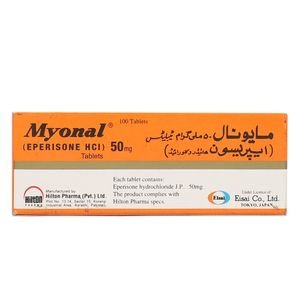 Myonal 50 mg (Eperisone) Tab 100's