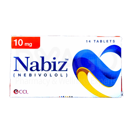 Nabiz 10 mg (Nebivolol) Tab 14's