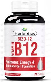 Herbiotics Bizo Vit B-12 Tab 60's