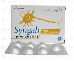 Syngab 100 mg (Pregabalin) Cap 14's