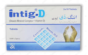 Intig-D (Calcium+Vitamin D3) Tab 30's