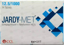 Jardy-Met 12.5/1000 mg (Empagliflozin+Metformin) Tab 14's