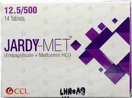 Jardy-Met 12.5/500 mg (Empagliflozin+Metformin) Tab 14's