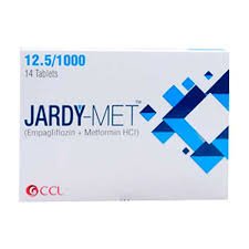 Jardy-Met XR 12.5/1000 mg (Empagliflozin+Metformin) Tab 14's