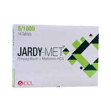 Jardy-Met XR 5/1000 mg (Empagliflozin+Metformin) Tab 14's