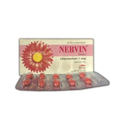 Nervin 1 mg (Alprazolam) Tab 30's