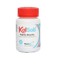 Kalsob (Calcium+Colecalciferol+Vitamin K2) Tab 1's