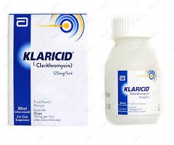 Klaricid 125 mg (Clarithromycin) Susp 60 ml
