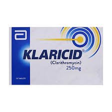 Klaricid 250 mg (Clarithromycin) Tab 10's