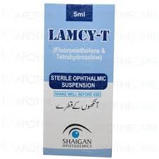 Lamcy-T Eye Drops (Fluorometholone+Tetryzoline) 5ml