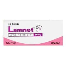 Lamnet 50 mg (Lamotrigine) Tab 30's