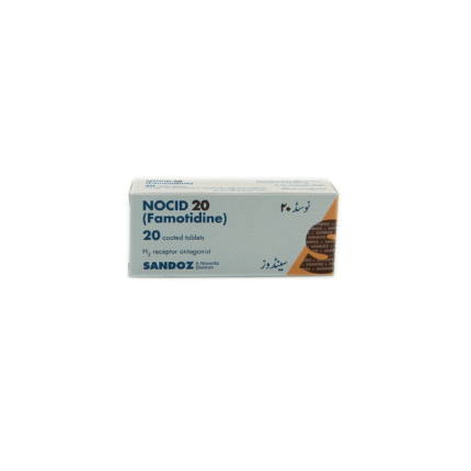 Nocid 20 mg (Famotidine) Tab 20's