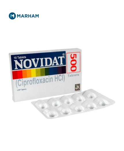 Novidat 500 mg (Ciprofloxacin) Tab 10's