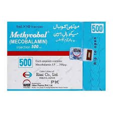 Methycobal 500 mcg (Mecobalamin) Inj 10's