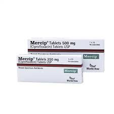 Mercip 250 mg (Ciprofloxacin) Tab 10's