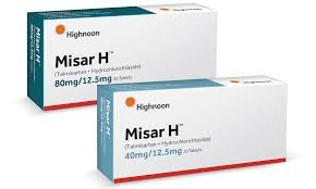 Misar-H 80/12.5 mg (Telmisartan+Hydrochlorothiazide) Tab 20's