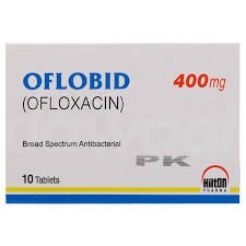Oflobid 400 mg (Ofloxacin) Tab 10's