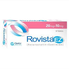 Rovista EZ 10/10 mg (Ezetimibe+Rosuvastatin) Tab 10's
