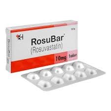 Rosubar 10 mg (Rosuvastatin) Tab 10's