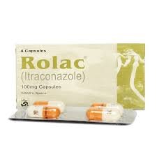 Rolac 100mg (Itraconazole) Cap 4's