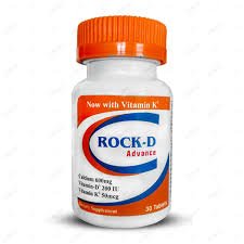 Rock-D Advance (Calcium+Vit D3+K2) Tab 30x1's