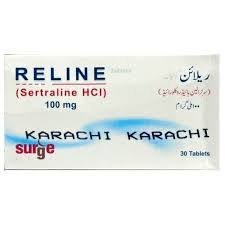 Reline 100 mg (Sertraline) Tab 30's