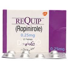 Requip 0.25 mg (Ropinirole) Tab 21's