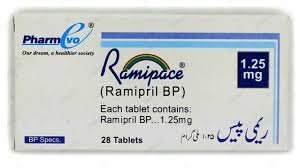 Ramipace 1.25 mg (Ramipril) Tab 28's