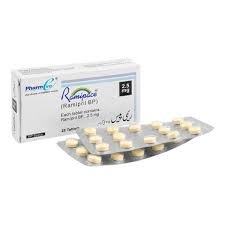 Ramipace 2.5 mg (Ramipril) Tab 28's