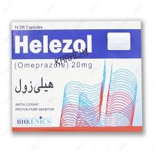 Helezol 20mg (Omeprazole) 14's Cap