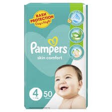 PAMPERS Size 4 Diapers 7-12KG 50 Pcs