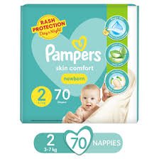 PAMPERS Size 2 Diapers 3-7KG 70 Pcs