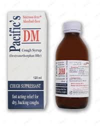 Pacific's DM (Dextromethorphan) Syp 120 ml