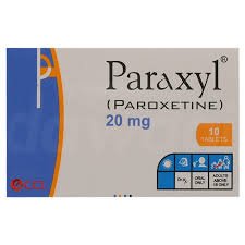 Paraxyl 20 mg (Paroxetine) Tab 10's