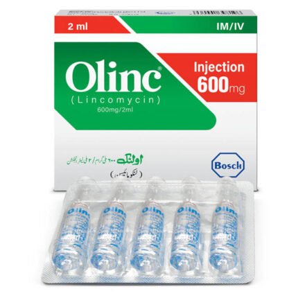 Olinc 600 mg (Lincomycin) Inj 50's