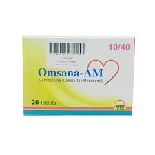 Omsana-Am 10/40mg (Amlodipine+Olmesartan Medoxomil) Tab 20's
