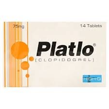 Platlo 75 mg (Clopidogrel) Tab 14's