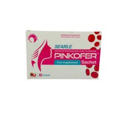 Pinkofer (Ascorbic Acid+Cyanocobalamin+Iron Ferrous) Sachet 30's