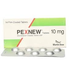 Pexnew 10 mg (Escitalopram) Tab 14's